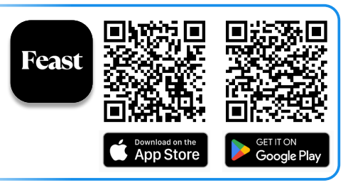 Feast Catering App - 4 easy steps to login!